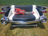 1959 Cadillac Car Couch With Matching Guitar