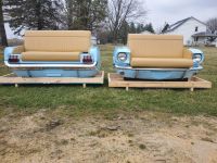 1965 Ford Mustang Car Couch Matching Pair