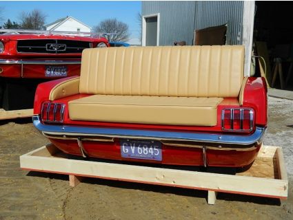 Race Red 1965 Ford Mustang American Car Furniture